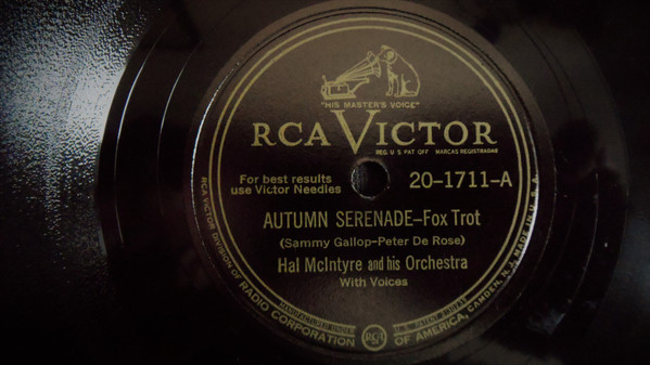last ned album Hal McIntyre And His Orchestra - Autumn Serenade Some Sunday Morning