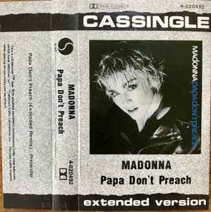 Madonna – Papa Don't Preach (1986, Cassette) - Discogs