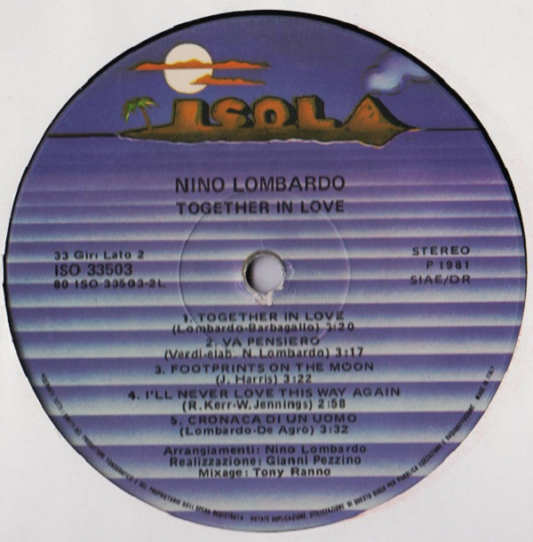 last ned album Nino Lombardo - Together In Love