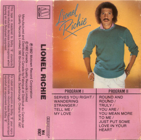 Lionel Richie - Lionel Richie | Motown (M4 6007) - 5