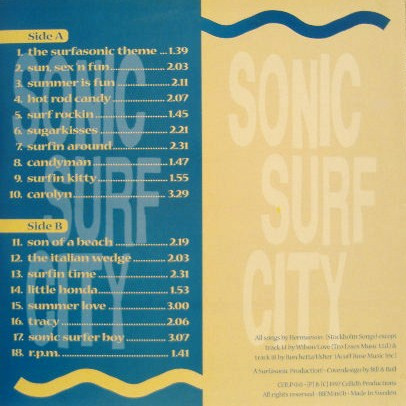 Album herunterladen Sonic Surf City - Tune In Turn On Wipe Out