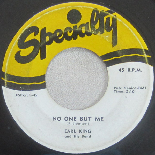 last ned album Earl King And His Band - No One But Me Eating Sleeping