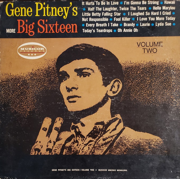 Gene Pitney Gene Pitney S Big Sixteen Volume Two Releases Discogs