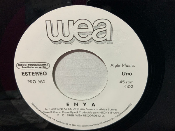 Enya - Storms In Africa | Releases | Discogs