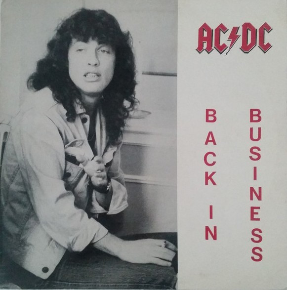 AC/DC – Back In (1986, Yellow, -