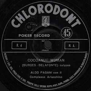 Aldo Pagani ‎– Cocoanut Woman Disco Flexi Single Sided Vinile 7" ITALIA 1959 