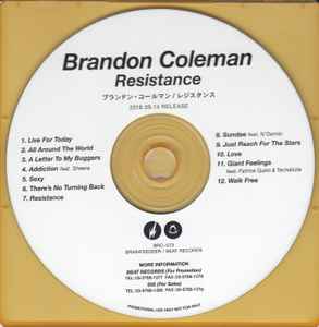 Brandon Coleman – Resistance (2018, CDr) - Discogs