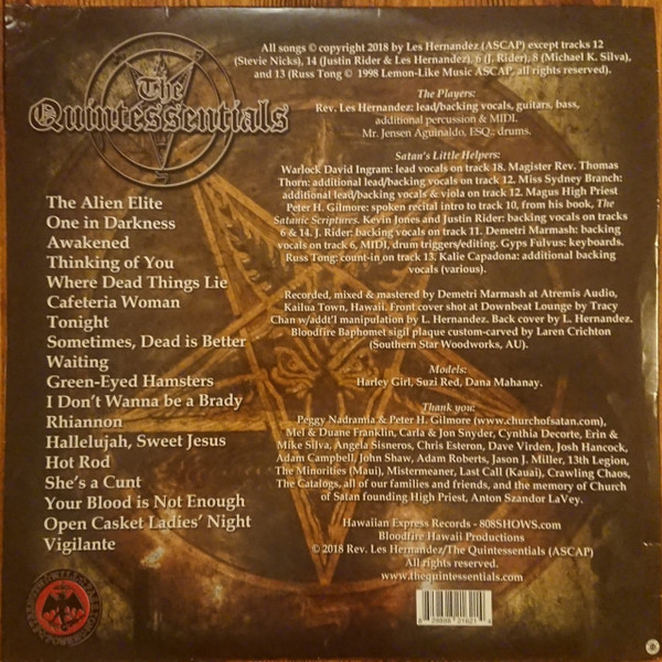 télécharger l'album The Quintessentials - The Satanic Rites Of The Quintessentials