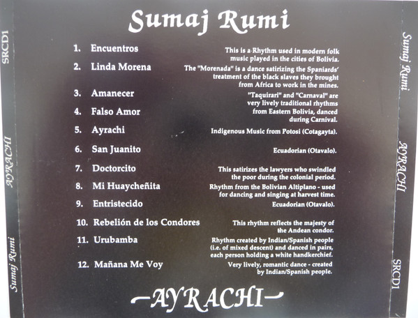 lataa albumi Sumaj Rumi - Ayrachi Traditional Music From The Andes Bolivia