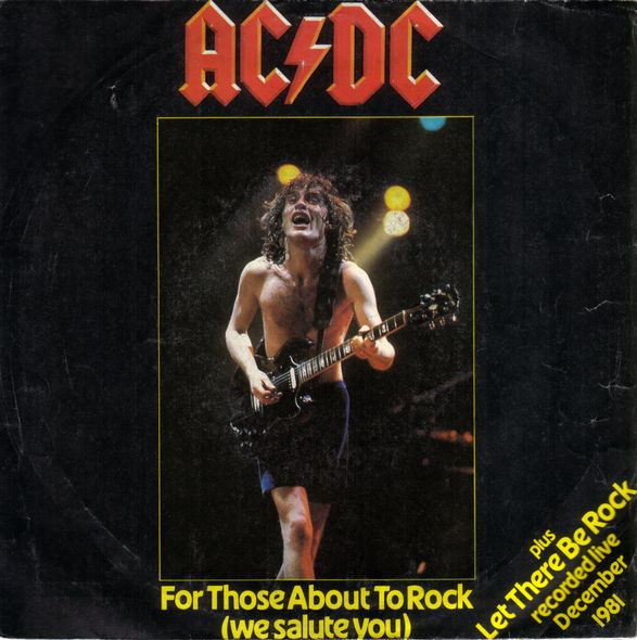 Ac/DC For Those About To Rock. Vinilo de Ac/DC: Bueno Rústica (1981)