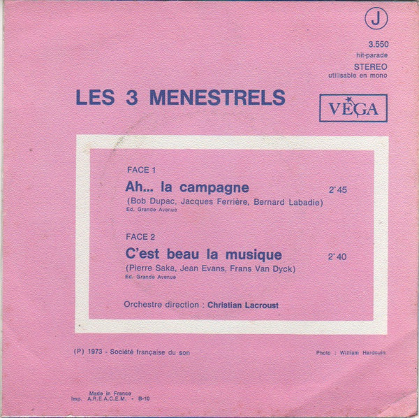 ladda ner album Les Trois Ménestrels - AhLa Campagne Cest Beau La Musique