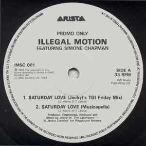 Illegal Motion - Saturday Love album cover