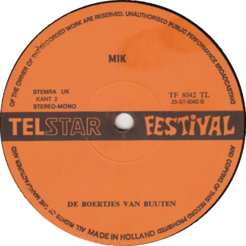 last ned album De Boertjes van Buuten - Mik