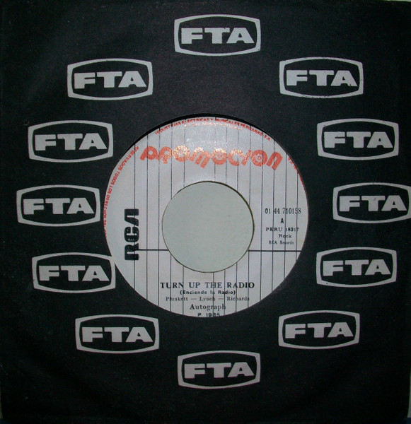 Autograph – Turn Up The Radio (1984, Vinyl) - Discogs