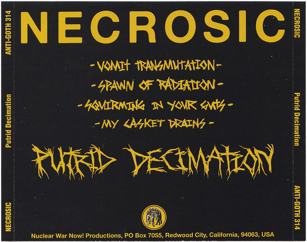 télécharger l'album Necrosic - Putrid Decimation