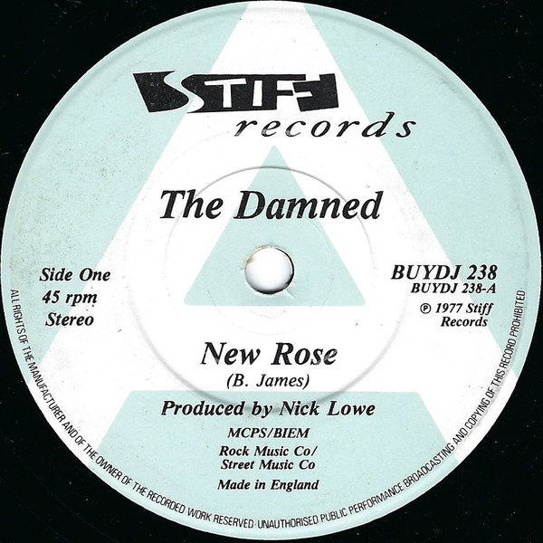 The Damned – New Rose (1986, White, Vinyl) - Discogs