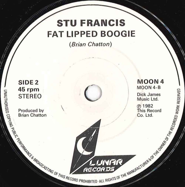 télécharger l'album Stu Francis - I Could Have Crushed A Grape Fat Lipped Boogie