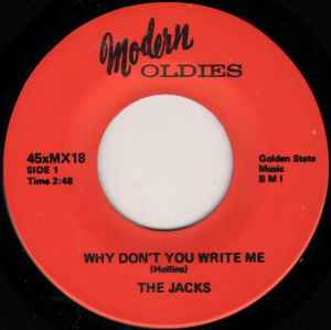 The Jacks – Why Don't You Write Me (1964, Vinyl) - Discogs