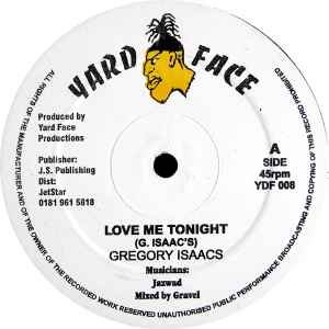 Gregory Isaacs - Love Me Tonight album cover