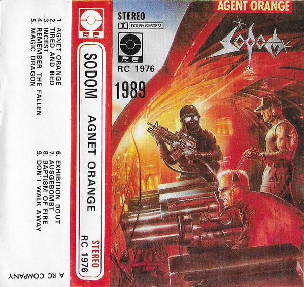 Sodom – Agent Orange (1989, Cassette) - Discogs