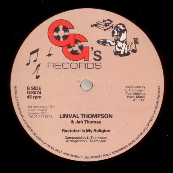 baixar álbum Linval Thompson & Jah Thomas - Im Your Man Rastafari Is My Religion