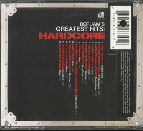 descargar álbum Download Various - Def Jams Greatest Hits Hardcore album