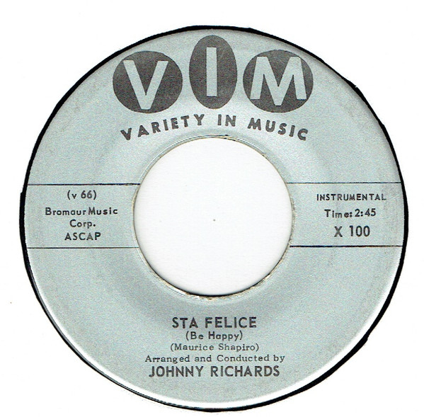 descargar álbum Download Johnny Richards - Sta Felice Be Happy album
