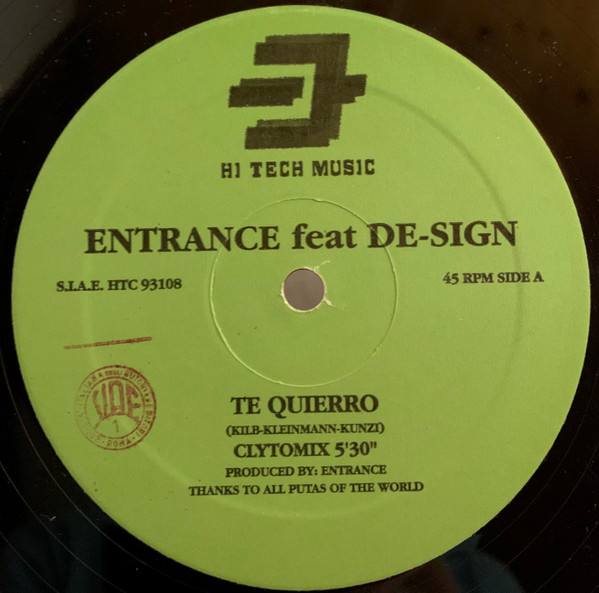 Album herunterladen Entrance Feat DeSign - Te Quierro