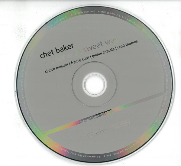 last ned album Download Chet Baker - In Your Own Sweet Way album