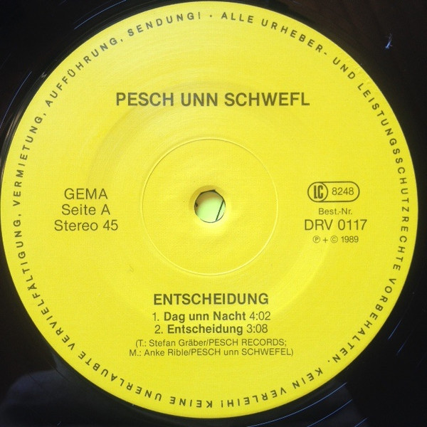 last ned album Pesch Unn Schwefl - Entscheidung