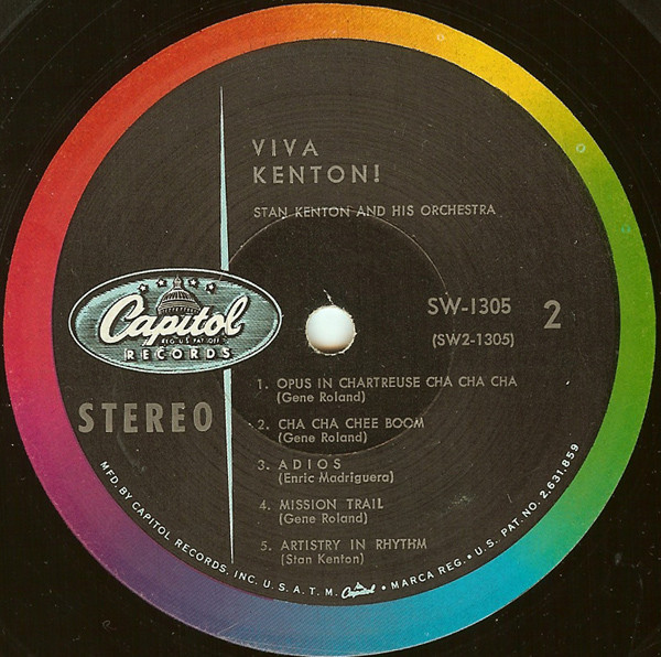 Stan Kenton And His Orchestra - Viva Kenton | Capitol Records (SW 1305) - 4