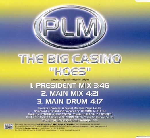 télécharger l'album PLM - The Big Casino Hoes