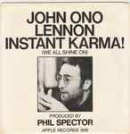 Cover of Instant Karma (We All Shine On), 1970-02-20, Vinyl