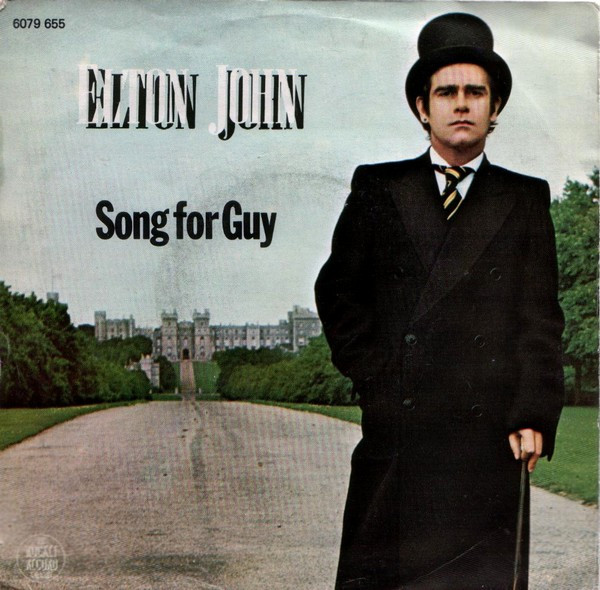 Vinyle 45 tours - Elton John - Song for Guy - Love Sick - Label Emmaüs