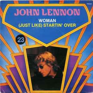 John Lennon - woman 7 inch single Stock Photo - Alamy