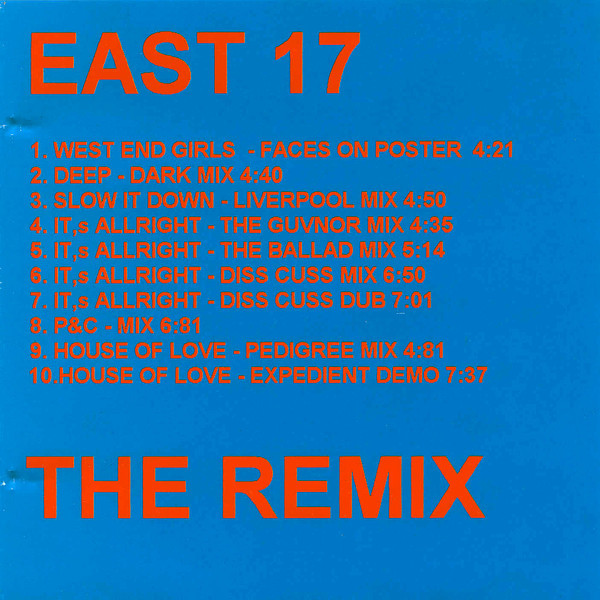 Album herunterladen East 17 - The Remix