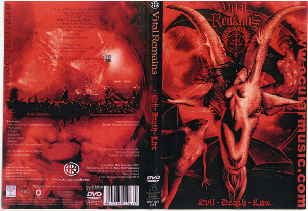 Vital Remains - Evil - Death - Live | Releases | Discogs