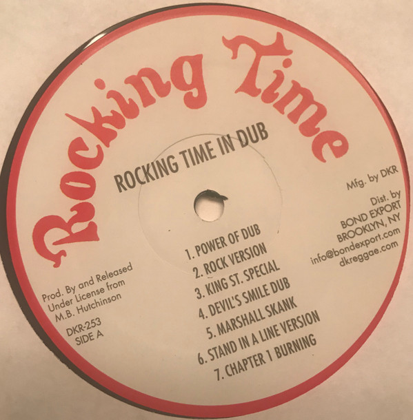 lataa albumi Bill Hutchinson King Tubby - Rocking Time In Dub