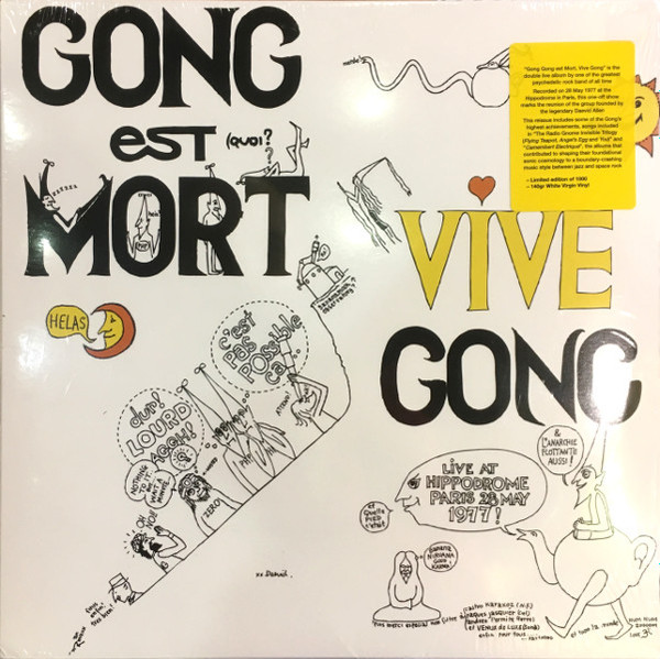 Gong – Gong Est Mort, Vive Gong (2017, White, 140g, Vinyl) - Discogs