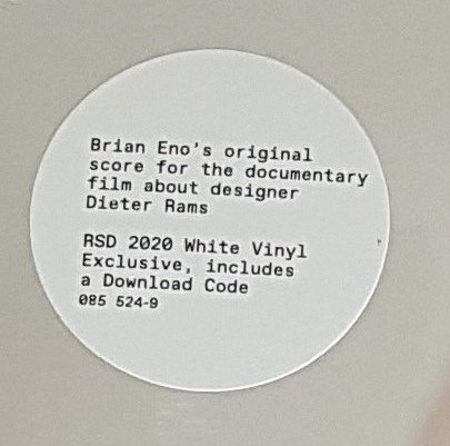 Brian Eno - Rams - Original Soundtrack Album | UMC (085 524-9) - 7