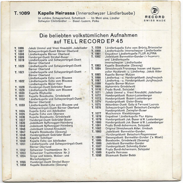 ladda ner album Kapelle Heirassa - Im Schöne Schwyzerland