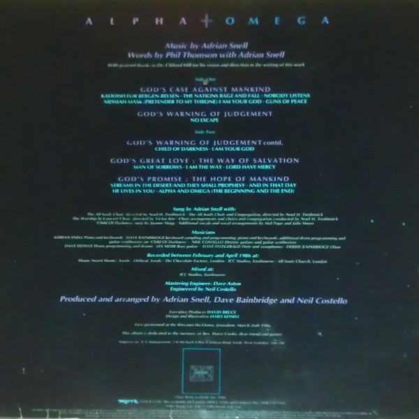 Adrian Snell Alpha And Omega 1986 Vinyl Discogs