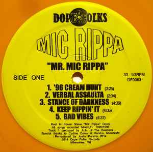 Mic Rippa* - Mr. Mic Rippa: 12