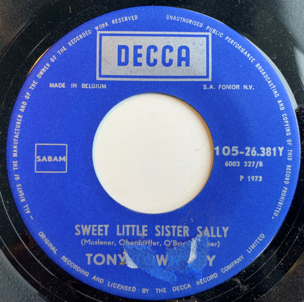 last ned album Tony Townsley - A Red Haired Angel Sweet Little Sister Sally