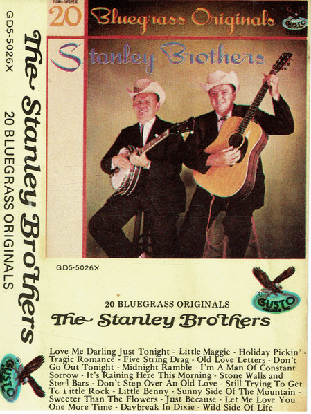 Stanley Brothers – 20 Bluegrass Originals (1978, Cassette) - Discogs