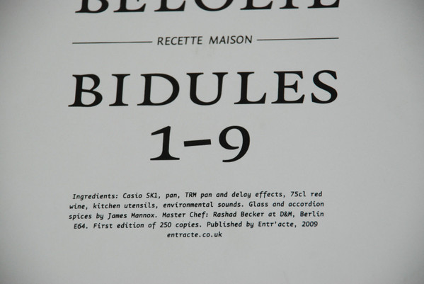 télécharger l'album Jacques Beloeil - Bidules 1 9