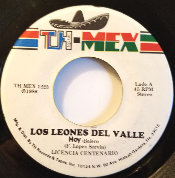 Los Leones Del Valle – Hoy (1986, Vinyl) - Discogs