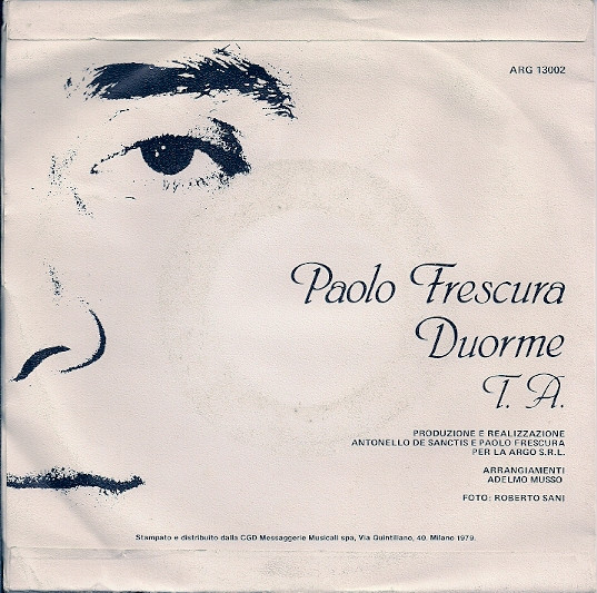 last ned album Paolo Frescura - Duorme