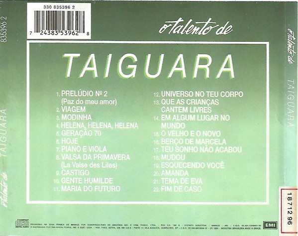 baixar álbum Taiguara - O Talento De Taiguara