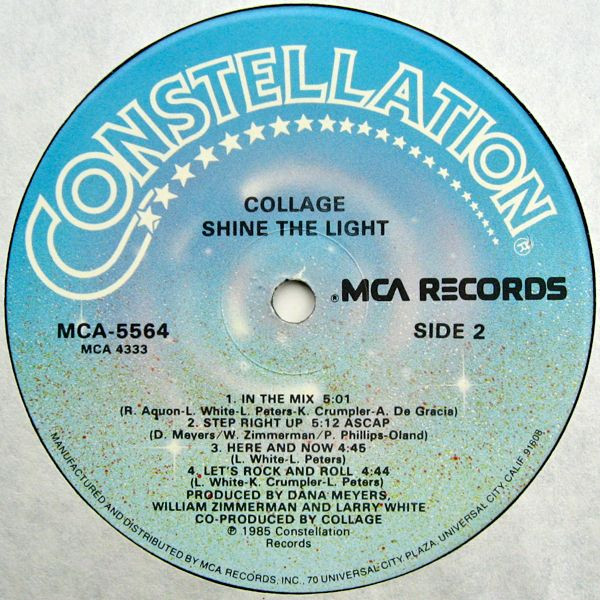 Collage – Shine The Light (1985, Pinckneyville Pressing, Vinyl